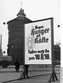 Reklametafel des Winter­hilfs­werks in Nürnberg, 1936