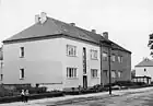 Mittelheide: In der Mittelheider Straße in Köpenick entstehen 10 Wohnhäuser mit 51 Wohnungen. 6. September 1952