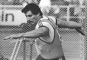 Vizeeuropameister Jürgen Schult, 1988 Olympiasieger, 1992 Olympiazweiter, 1987 Weltmeister, 1990 Europameister und Weltrekordinhaber