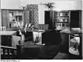 Herrenzimmer mit Hausbar (Leipziger Messe, 1954)
