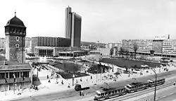 Zentrum Karl-Marx-Stadt mit Neubaustrecke