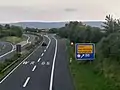 Abfahrt am Autobahndreieck Nordharz