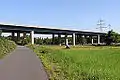 Urselbachtalbrücke der A 5 zwischen Weißkirchen und Niederursel