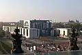 Kanzleramt vom Dach des Reichstagsgebäudes aus gesehen