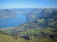 Blick vom Buochserhorn nach Osten