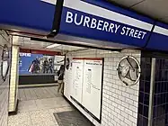 Bond Street als Burberry Street, London (2023)