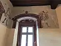 Restaurierte Wandmalerei