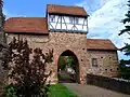 Torbau zwischen unterer und oberer Vorburg