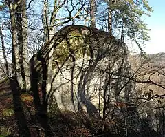 Bild 6: Hauptfels mit Resten des Wohnturms