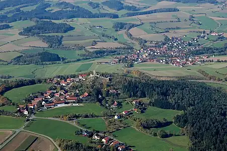 Burgruine Haus Murach (Obermurach) mit Niedermurach