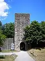 Torturm-Bergfried der Burg Salzburg, Bayern