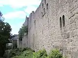 Die Südseite der Gesamtanlage. Blick nach Westen