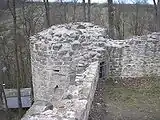 Der nordwestliche Eckturm