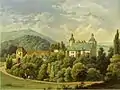 Burg Veynau um 1860, Sammlung Alexander Duncker