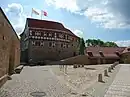 Der Burghof der Burg