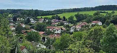 Die südwestlichen Siedlungen an Alm-/Hochfeld- und Schlossblickstraße
