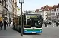 MAN Niederflurbus am Stadtplatz, Linie 9