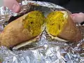 Butter chicken in einem Wrap