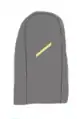 Ärmelabzeichen Gefreiter Heer für Uniformjacke, zweireihig (1950er Jahre)