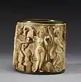 Pyxis mit Motiven aus der griechischen Mythologie, byzantinisch, 5. Jh. n. Chr.