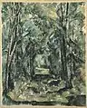 Paul Cézanne:Allee in Chantilly