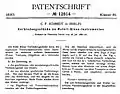 C. F. Schmidt Patent 12814 Text