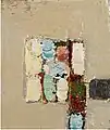 C. 1970-1999 - schachbrettartige Einfachheit, gemalt auf sehr kleinen Formaten, mit den fröhlichen Farben, die Coulon in Italien bewundert hat