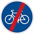 C-8bEnde des Radwegs