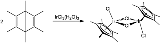 Synthese eines Iridium(III)-Dimers.