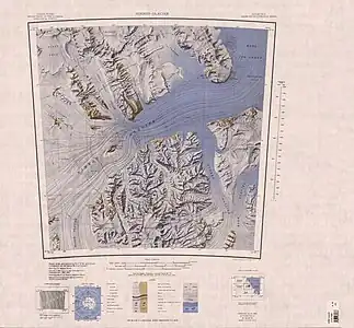 Prinzessin-Anne-Gletscher (unterer Kartenrand)