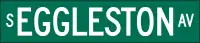 Straßennamensschild(Chicago)