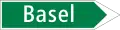 Wegweiser Autobahn und Autostrasse (national und kantonal)