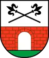 offenes Tor im Wappen von Dühren (Sinsheim)