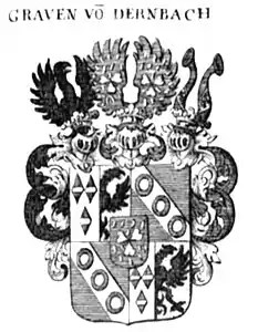 Wappen Dernbach (1681–1704)