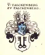 Wappen derer von Falkenberg (Falckenberg) bei Johann Siebmacher