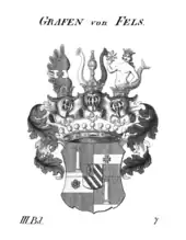 Wappen der Grafen von Fels