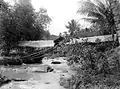 Gedeckte Sprengwerk­brücke in Westjava
