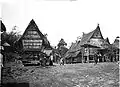 Batak-Dorf nahe Berastagi (1918/19)