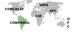 Der südamerikanische Kontinentalverband CONMEBOL