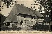 Herrenhaus von Alezonde auf einer Postkarte des 20. Jahrhunderts