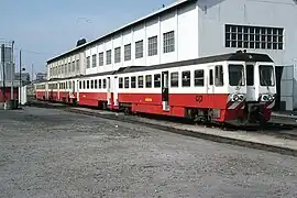Fahrzeuge am Bahnhof Porto Boavista (1977)