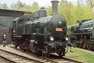 423.001 im Eisenbahnmuseum Lužná u Rakovníka