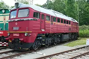 781 600 der ČD im Eisenbahnmuseum Lužná u Rakovníka