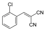 Struktur von 2-Chlorbenzylidenmalonsäuredinitril