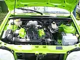 EFI-Motor in einem Fiesta XR2i