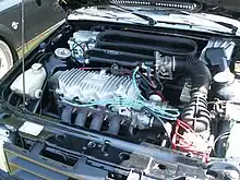 XR3i-Motor in einem Escort XR3i