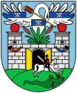 Wappen von Jiřetín pod Jedlovou (Sankt Georgenthal)