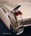 Heckflosse eines Cadillac Baujahr 1959