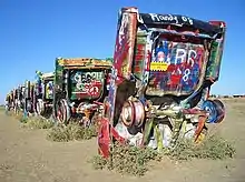 Cadillac Ranch nahe Amarillo