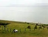 Steinkreis von Auchagallon – Machrie Bucht im Hintergrund